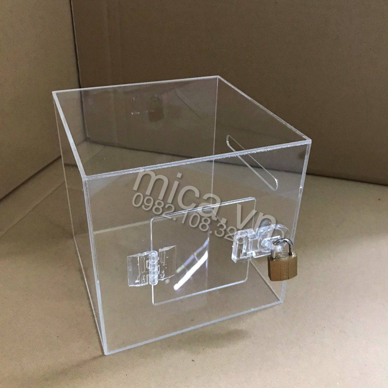 Hòm Phiếu (Hộp Tip box) 15 x 15 x 15 cm