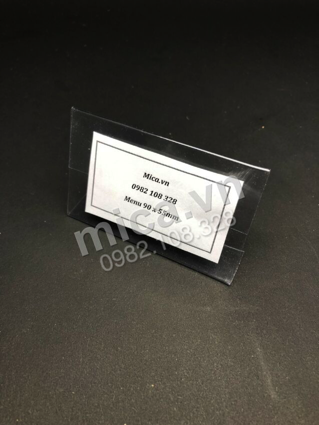Menu chữ L name card (MNCR5590)